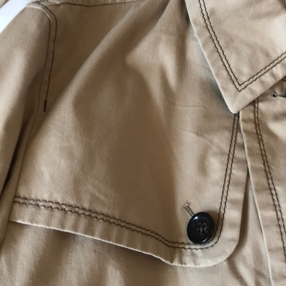 Hugo Boss cotton blend tan trench jacket - Picture 5 of 10